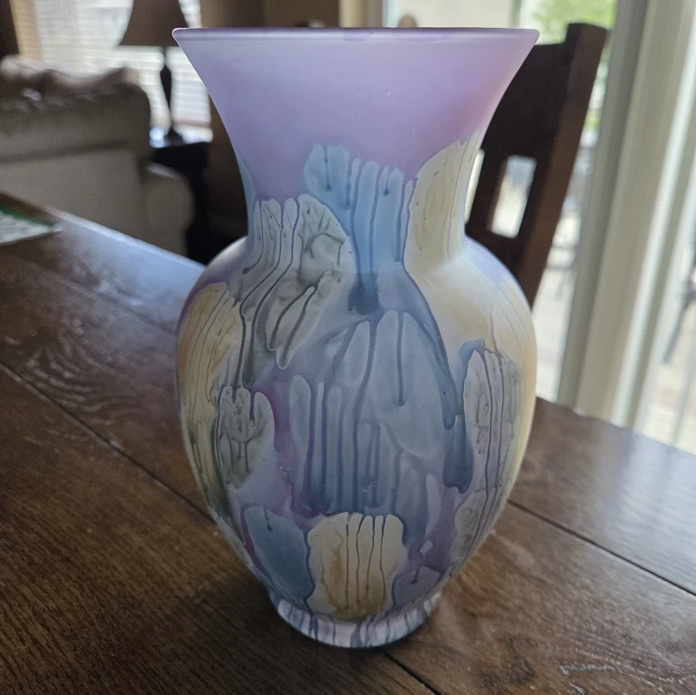 Vintage 80s Rueven Art Glass 9